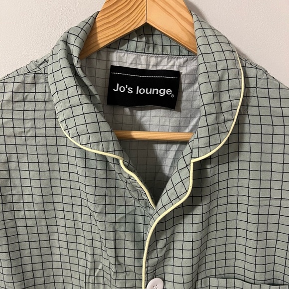 Jo’s Lounge Peppermint Buttondown Sleep Shirt One Size - Picture 6 of 9